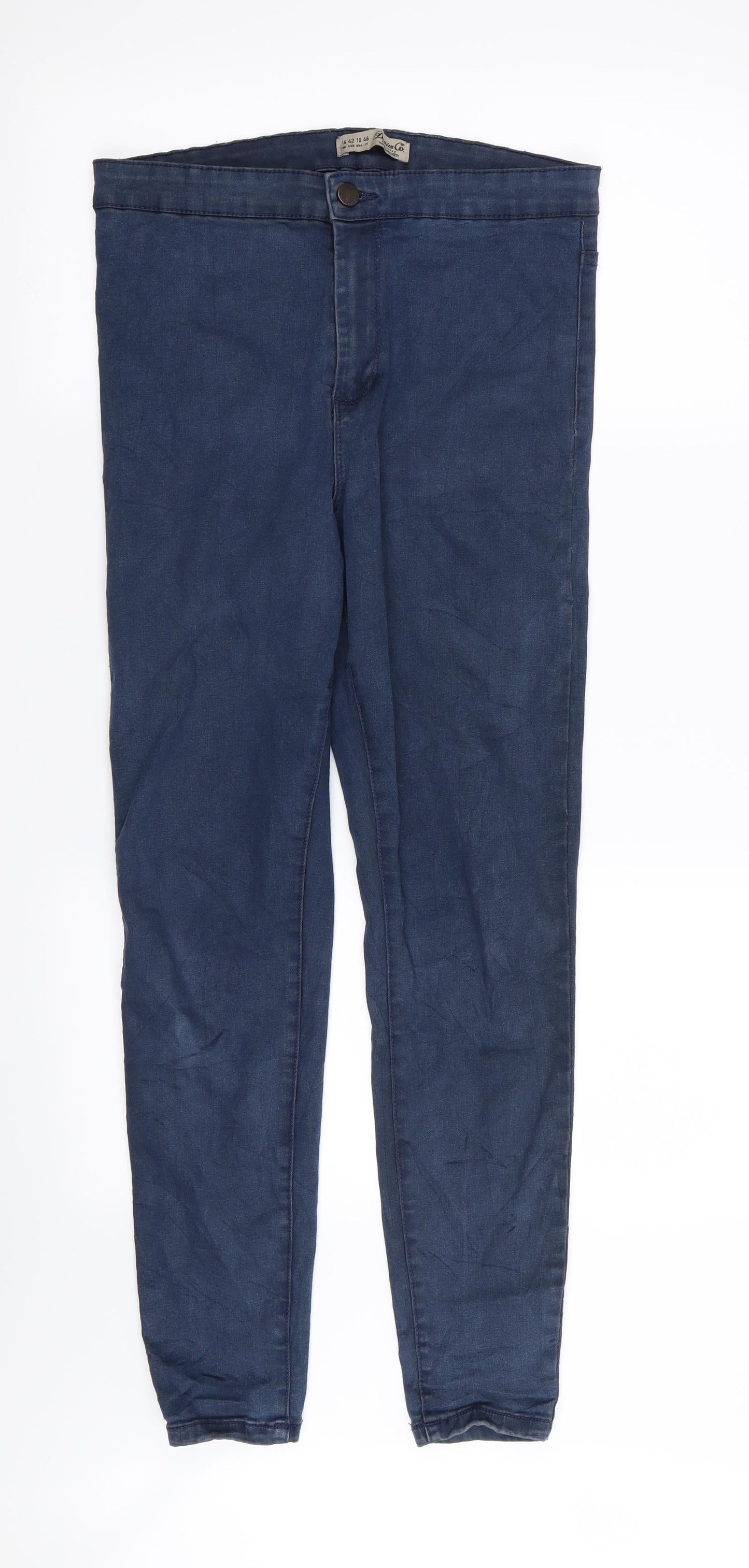 Womens UK Size 14 denim and co Regular Fit Skinny Blue Jeans