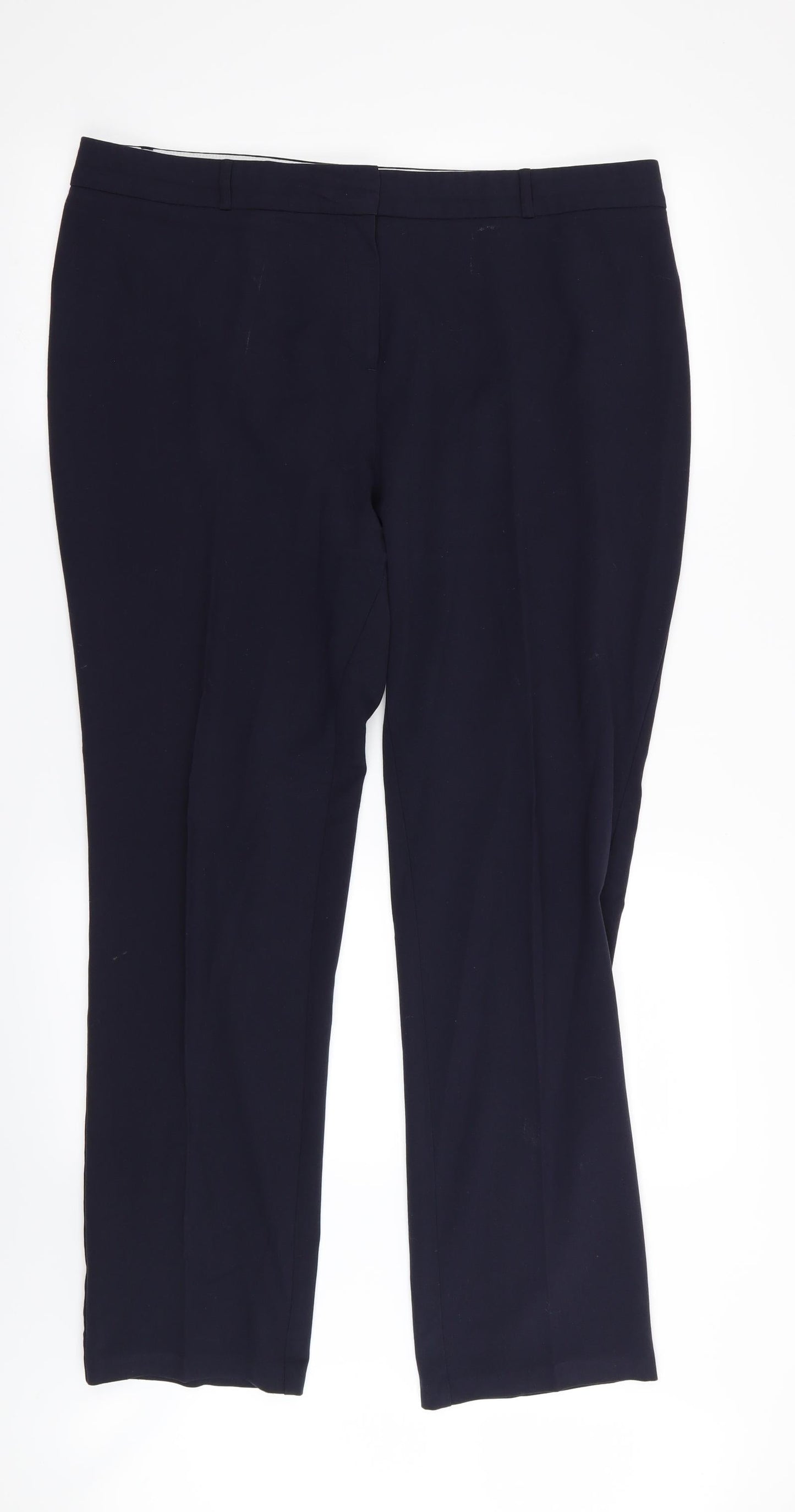 m&s Womens Blue   Trousers  Size 16 L30 in