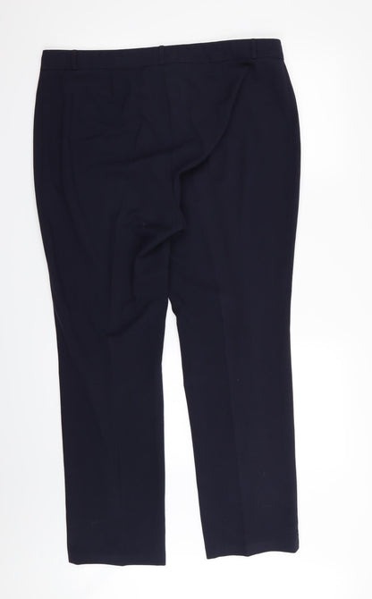 m&s Womens Blue   Trousers  Size 16 L30 in