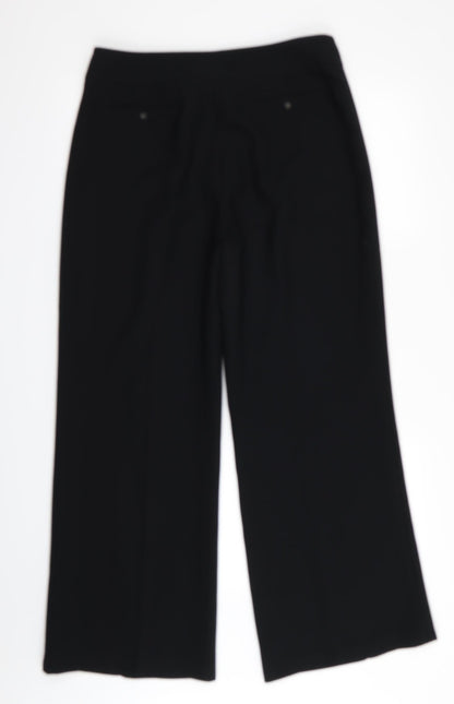 Womens UK Size 12 NEXT Regular Fit  Black Trousers