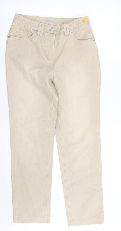 Mirage Womens Beige   Skinny Jeans Size 8 L28 in