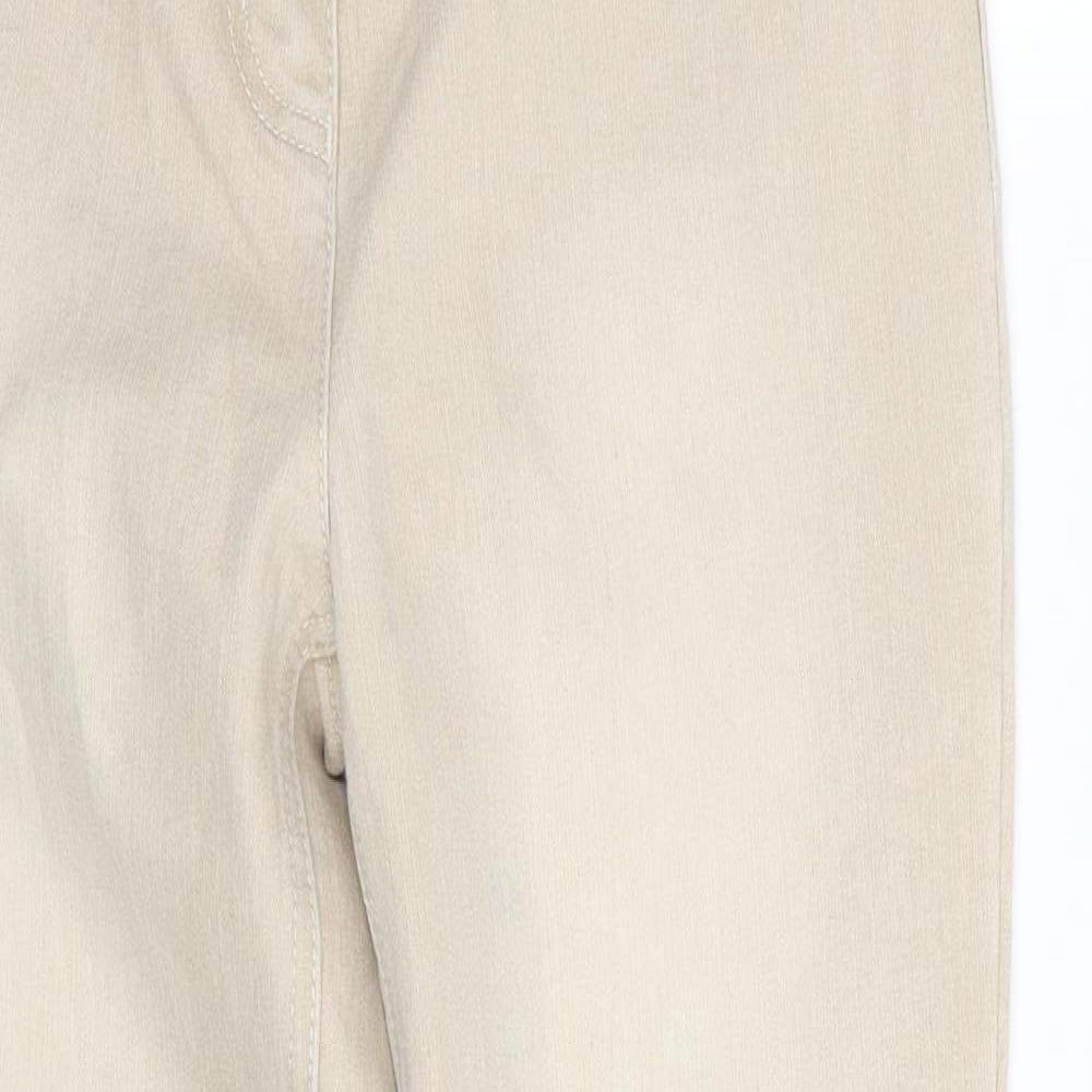 Mirage Womens Beige   Skinny Jeans Size 8 L28 in