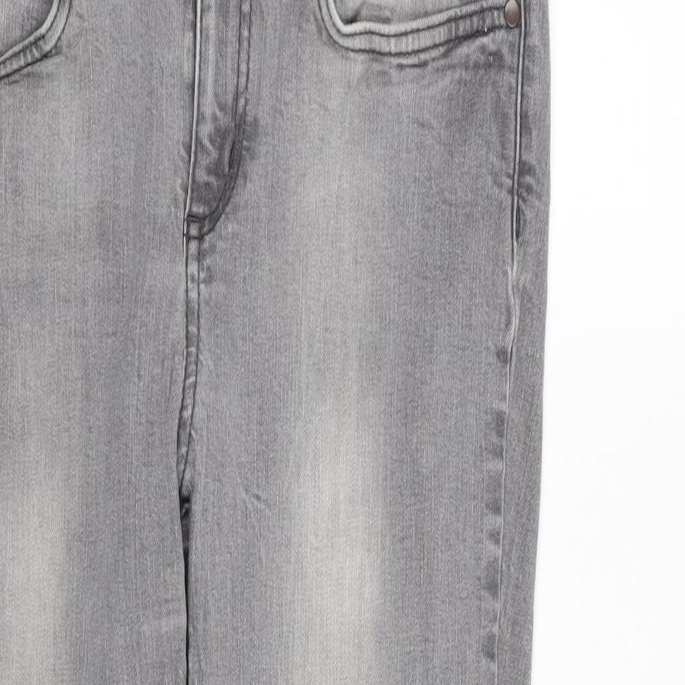 LIMITED Womens Grey   Skinny Jeans Size 12 L28 in