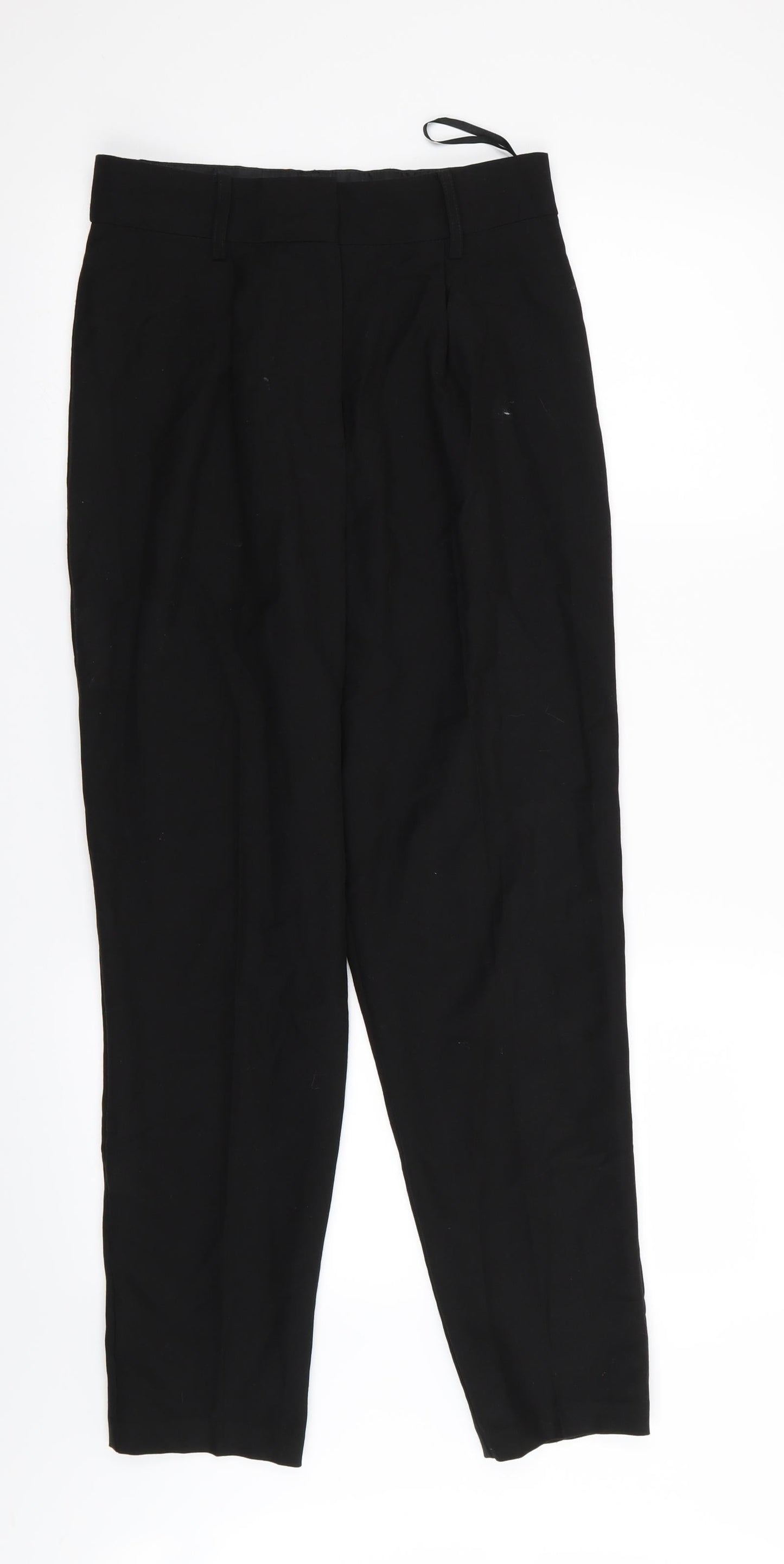 Womens UK Size 8 Miss Selfridge Regular Fit  Black Trousers