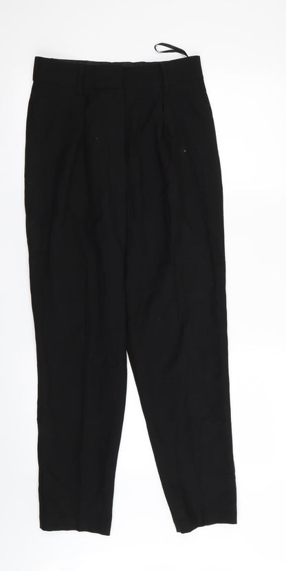 Womens UK Size 8 Miss Selfridge Regular Fit  Black Trousers