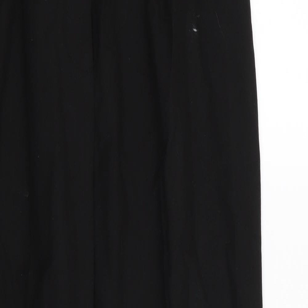 Womens UK Size 8 Miss Selfridge Regular Fit  Black Trousers