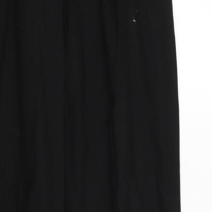 Womens UK Size 8 Miss Selfridge Regular Fit  Black Trousers