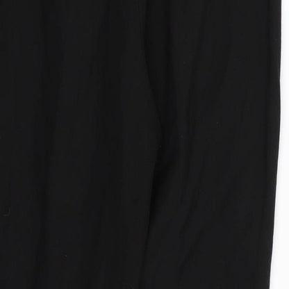 Womens UK Size 8 Miss Selfridge Regular Fit  Black Trousers