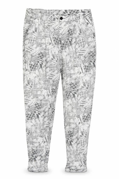 River Island Womens Multicoloured Geometric  Trousers  Size 10 L27 in