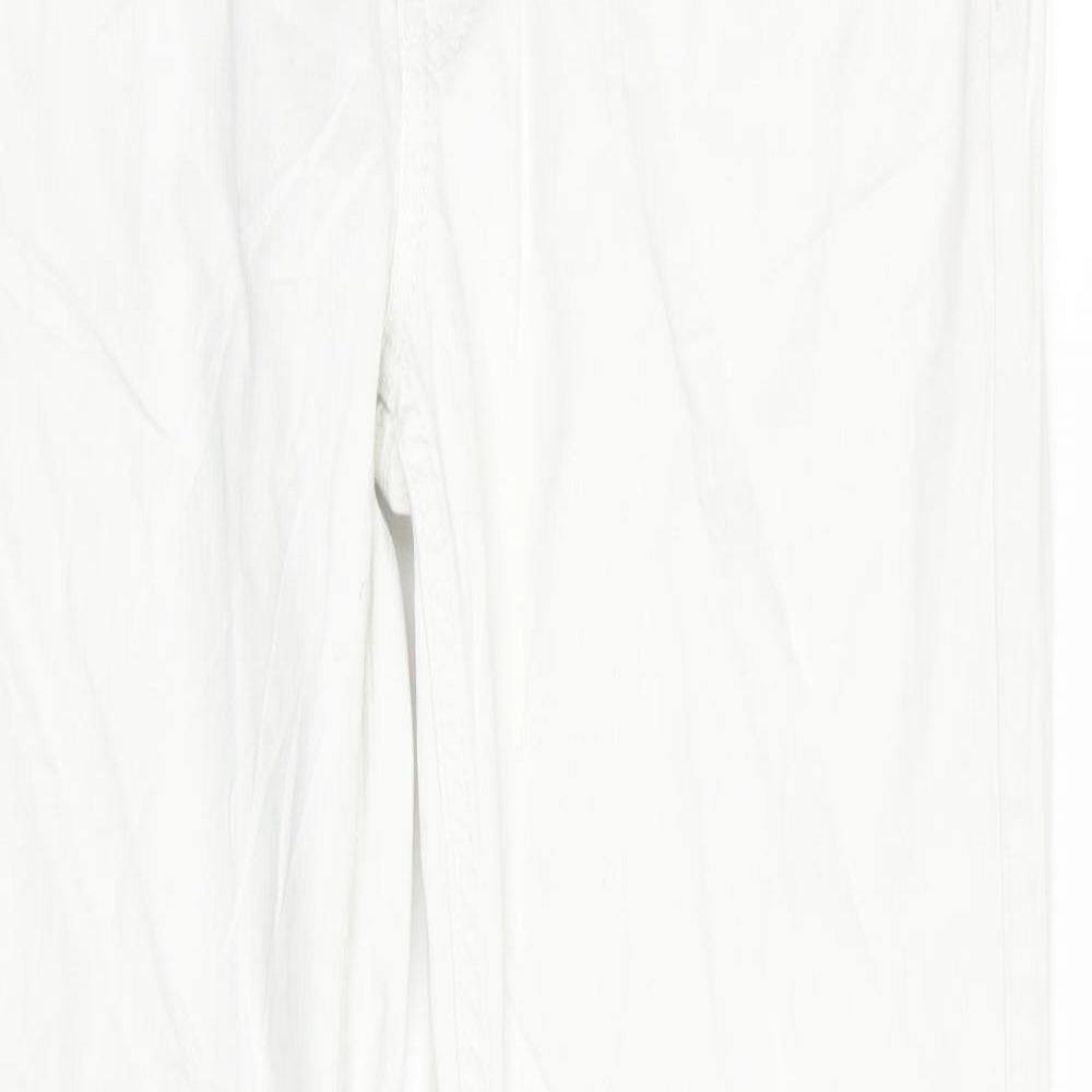 SPRIT CASUAL DENIM Womens White   Straight Jeans Size 32 in L33 in