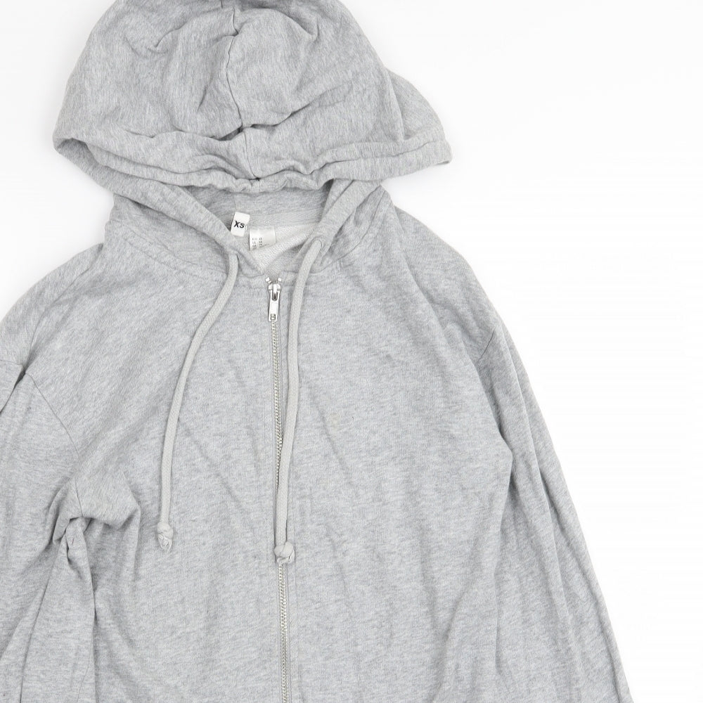 Divided by H&M Womens Grey   Full Zip Jumper Size XS