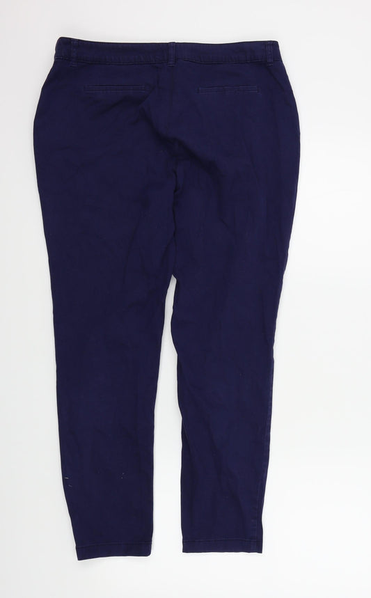 Red Herring Womens Blue   Trousers  Size 14 L26 in