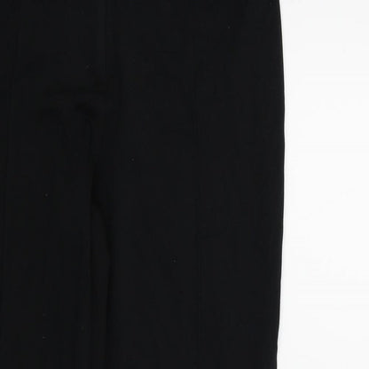 M&S Womens Black   Trousers  Size 12 L20 in