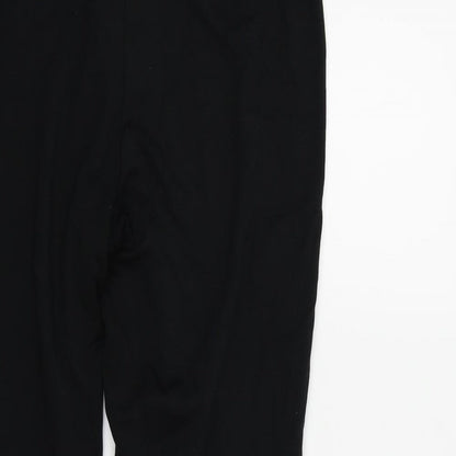 M&S Womens Black   Trousers  Size 12 L20 in