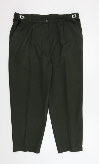 SLIMMER Womens Green   Trousers  Size 20 in L26 in