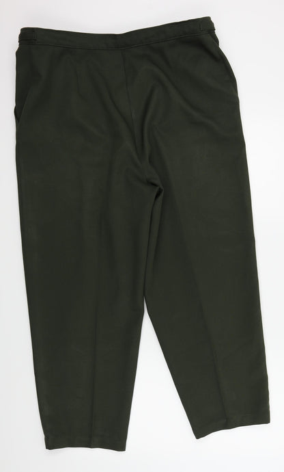 SLIMMER Womens Green   Trousers  Size 20 in L26 in