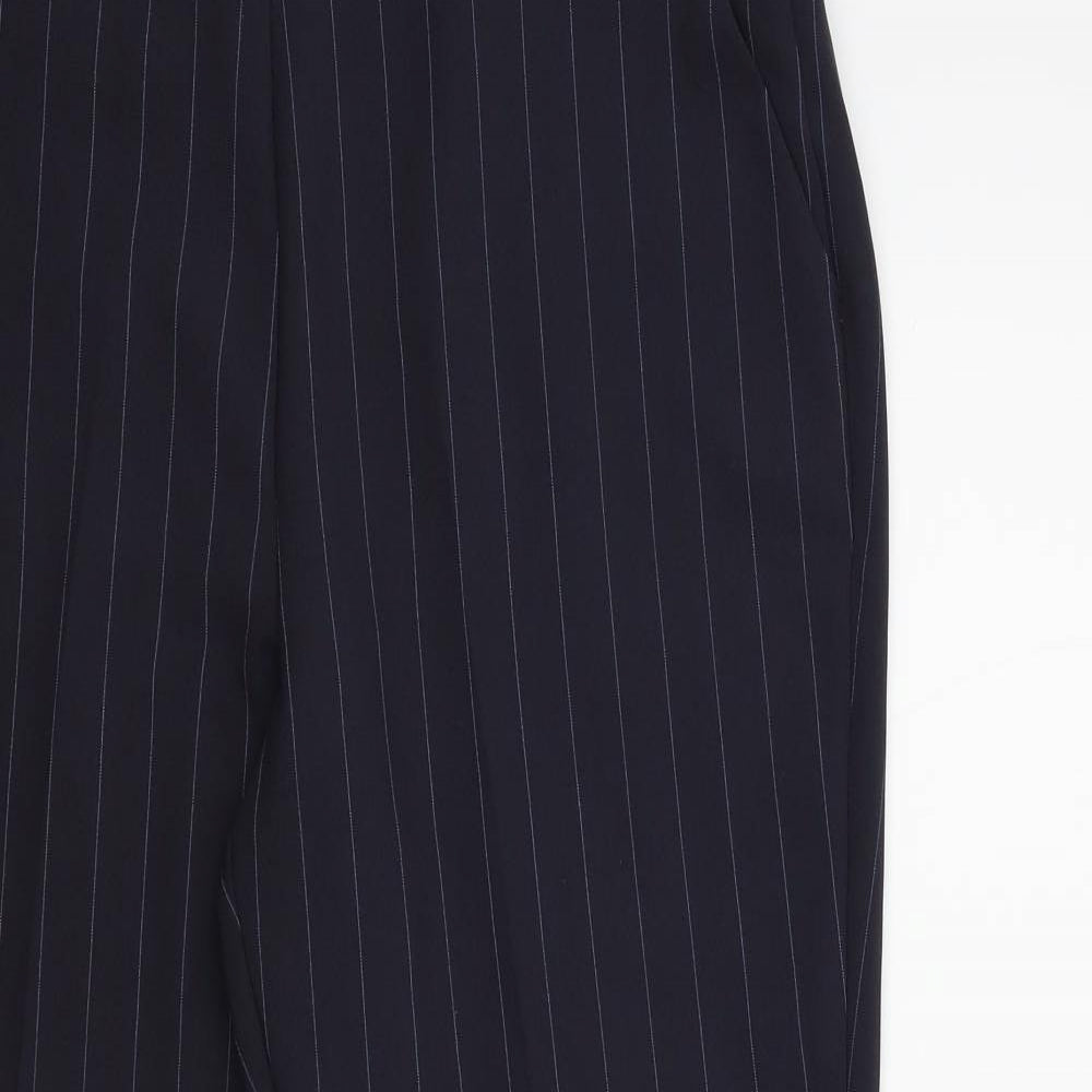 Womens UK Size 12 Preworn Regular Fit  Blue Trousers