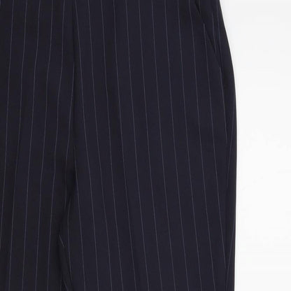 Womens UK Size 12 Preworn Regular Fit  Blue Trousers