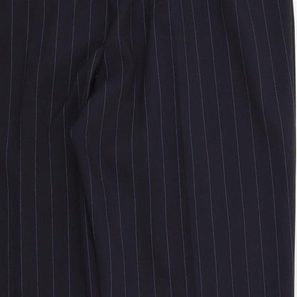 Womens UK Size 12 Preworn Regular Fit  Blue Trousers