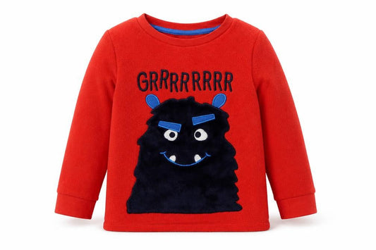 George Boys Red Houndstooth  Pullover Jumper Size 2 Years