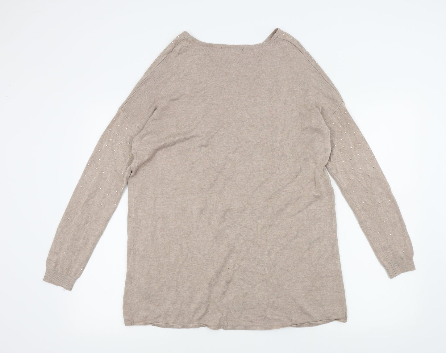 Primark Womens Brown   Pullover Jumper Size 10  - Sparkle