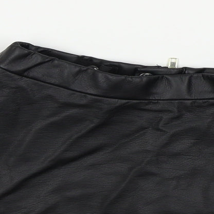 H&M Girls Black Colourblock  Flare Skirt Size 4-5 Years
