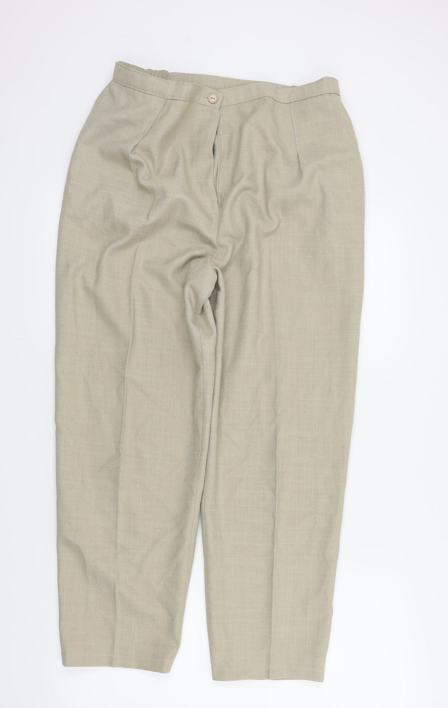 HOLMEWOOD Womens Beige   Trousers  Size 16 L26 in