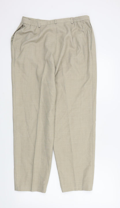 HOLMEWOOD Womens Beige   Trousers  Size 16 L26 in