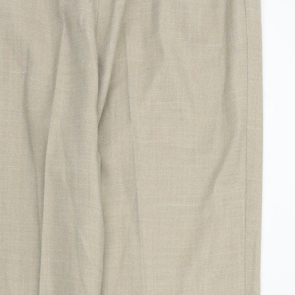 HOLMEWOOD Womens Beige   Trousers  Size 16 L26 in