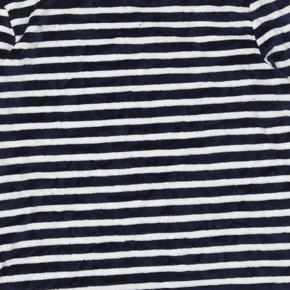 m&s Womens Blue Striped  Basic T-Shirt Size 6