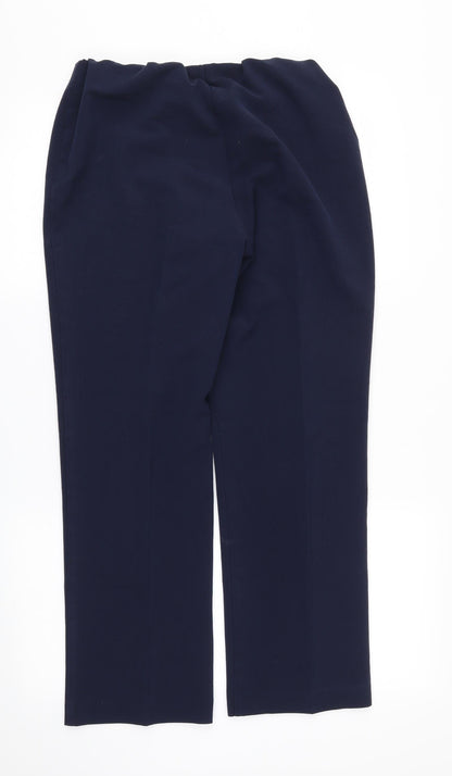 Womens UK Size 10 Bonmarché Regular Fit  Blue Trousers
