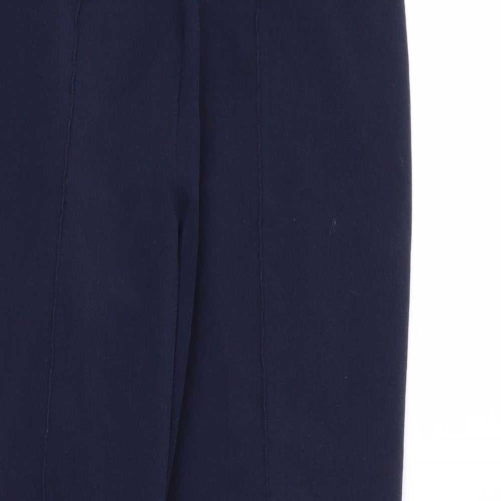 Womens UK Size 10 Bonmarché Regular Fit  Blue Trousers