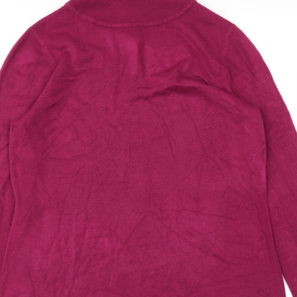 Bonmarché Womens Pink   Pullover Jumper Size 14