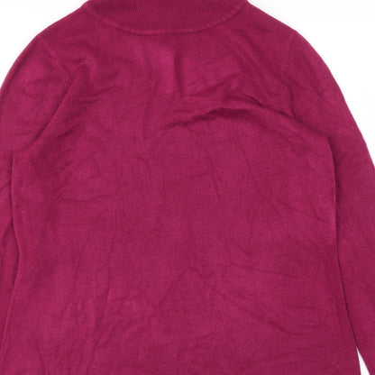 Bonmarché Womens Pink   Pullover Jumper Size 14
