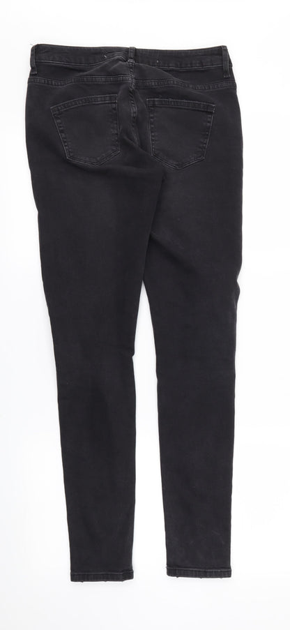 DENIM &CO  Womens Black   Skinny Jeans Size 8 L29 in