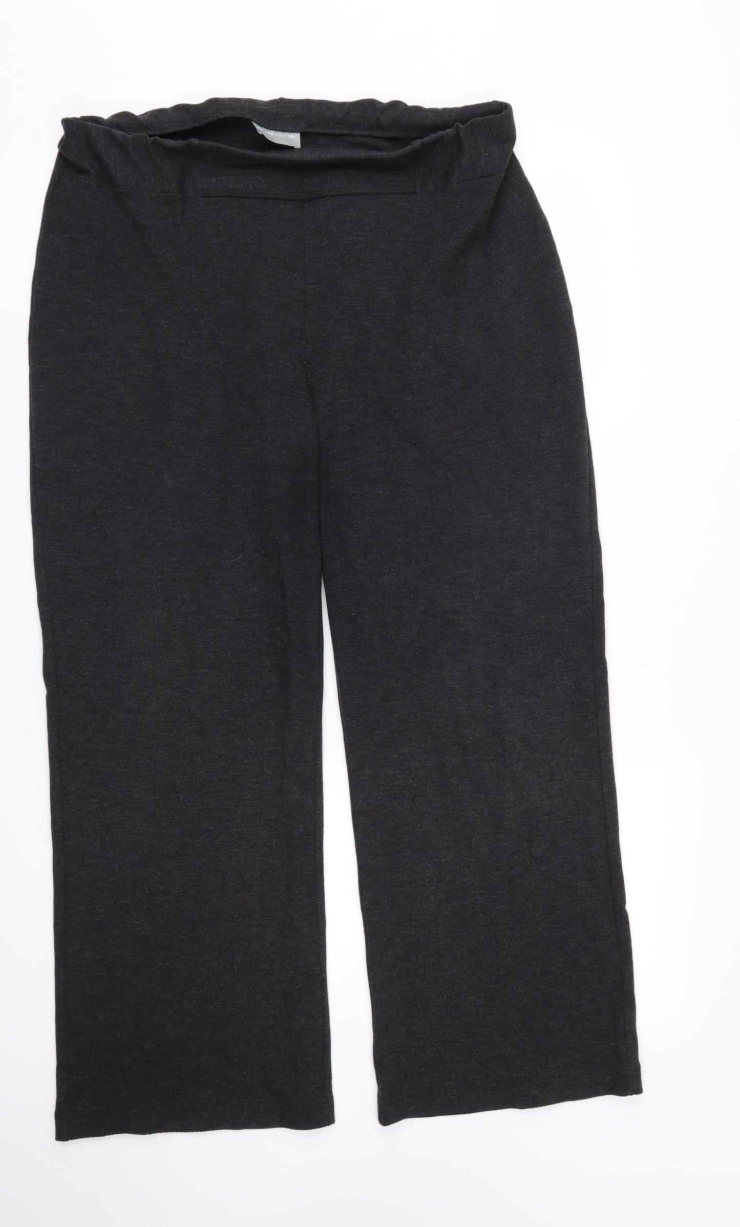 Womens UK Size 14 M&S Regular Fit  Grey Trousers