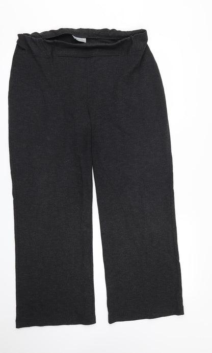 Womens UK Size 14 M&S Regular Fit  Grey Trousers