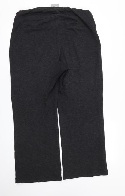 Womens UK Size 14 M&S Regular Fit  Grey Trousers