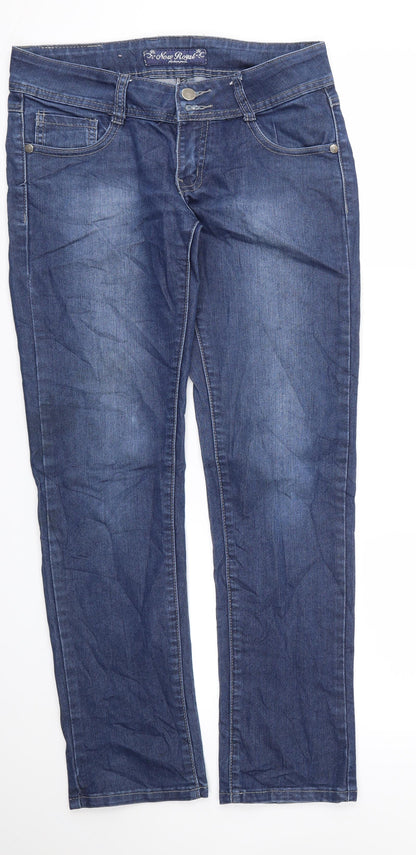 New Royal Fashions Womens Blue   Skinny Jeans Size 27 L30 in