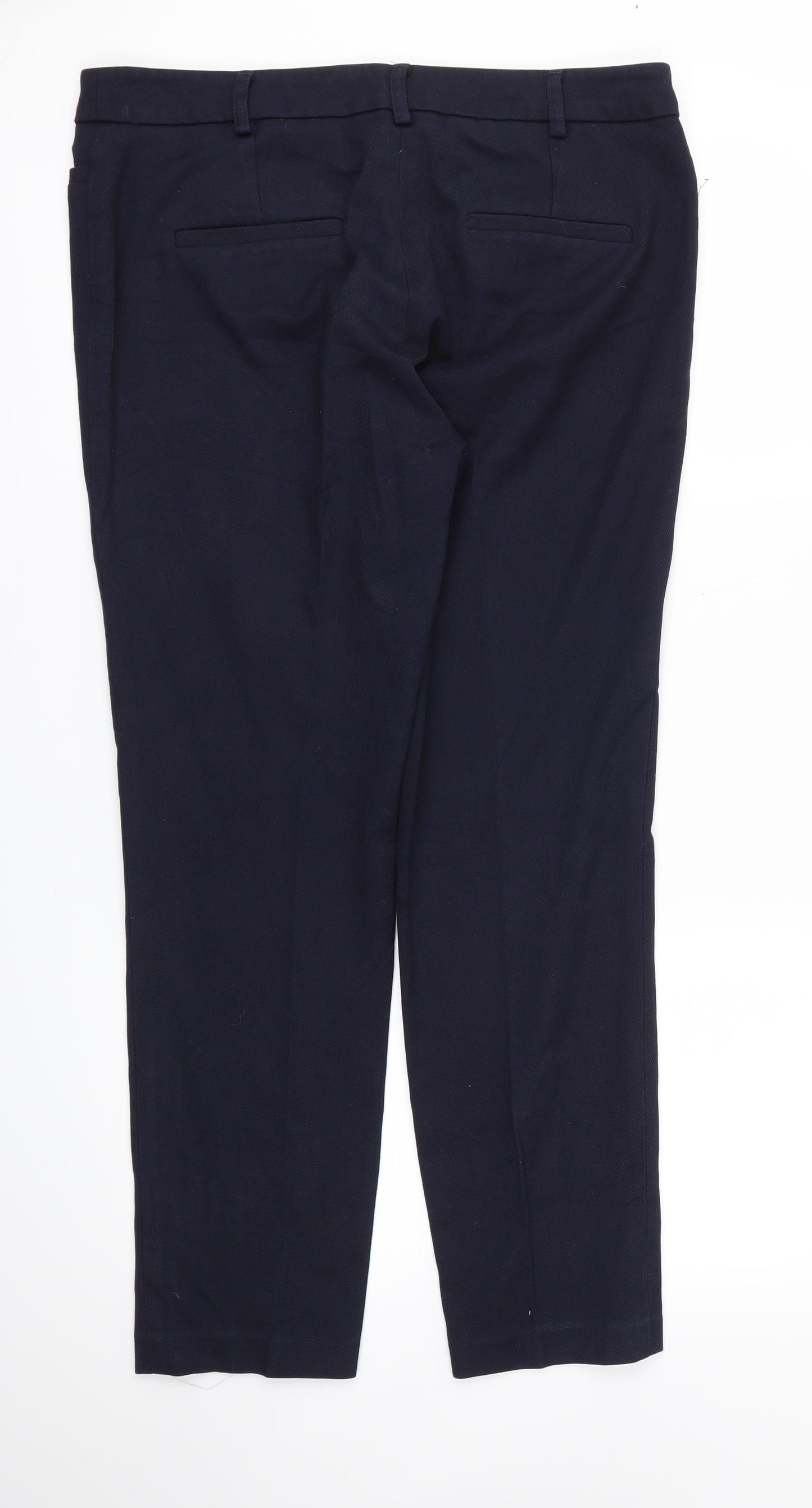 Womens UK Size 12 Next Regular Fit  Blue Trousers