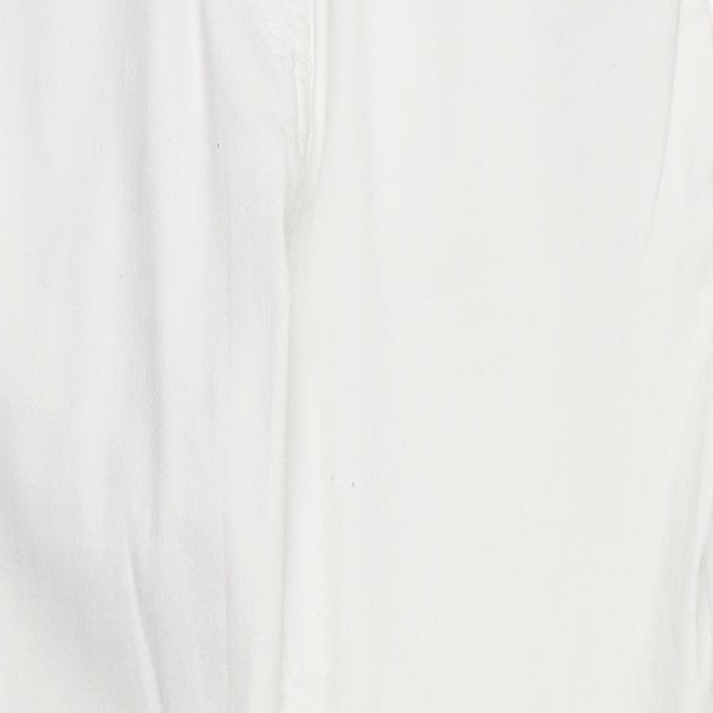 George Womens White   Straight Jeans Size 10 L22 in