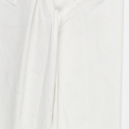 George Womens White   Straight Jeans Size 10 L22 in