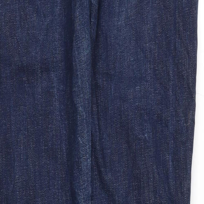 Womens UK Size 32 Preworn Regular Fit Skinny Blue Jeans