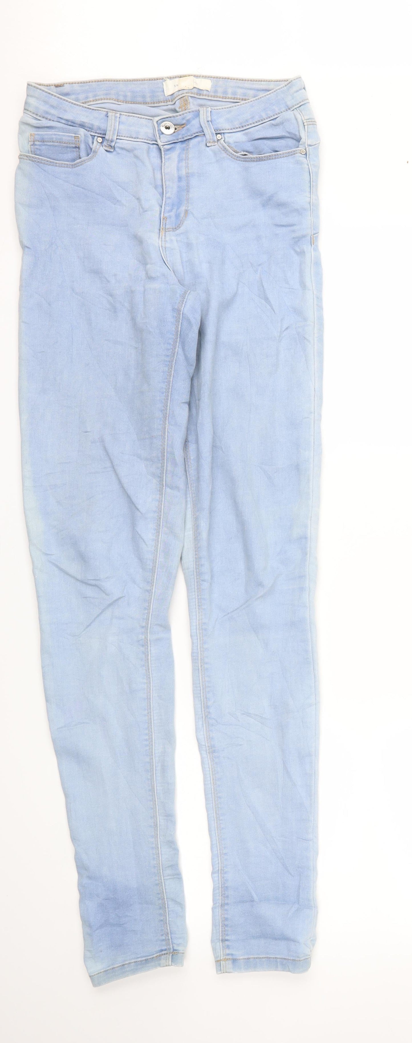 Womens UK Size 26 Springfield Regular Fit Skinny Blue Jeans