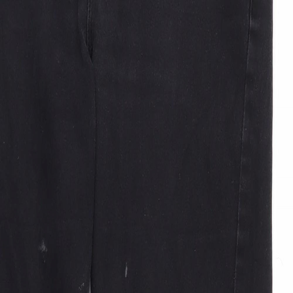 denim &co  Womens Black Houndstooth  Skinny Jeans Size 10 L27 in