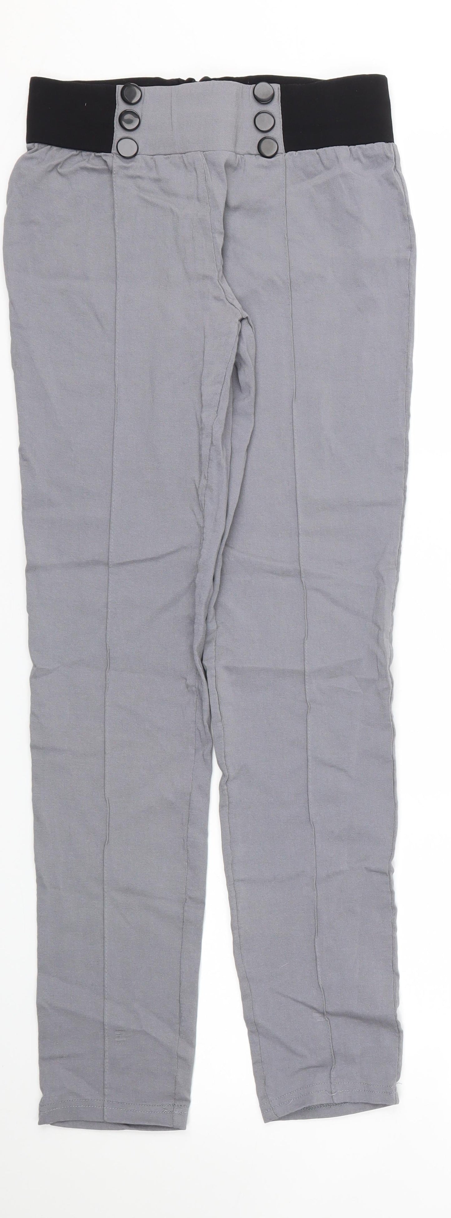 Zanzea Womens Grey   Trousers  Size 8 L27 in