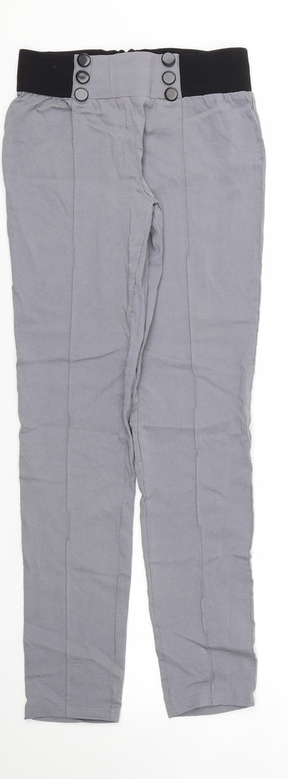 Zanzea Womens Grey   Trousers  Size 8 L27 in