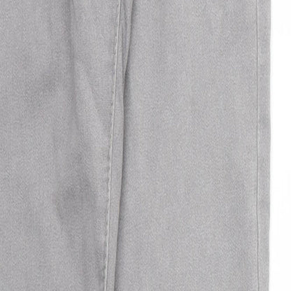 Denim & Co. Womens Grey   Skinny Jeans Size 10 L29 in