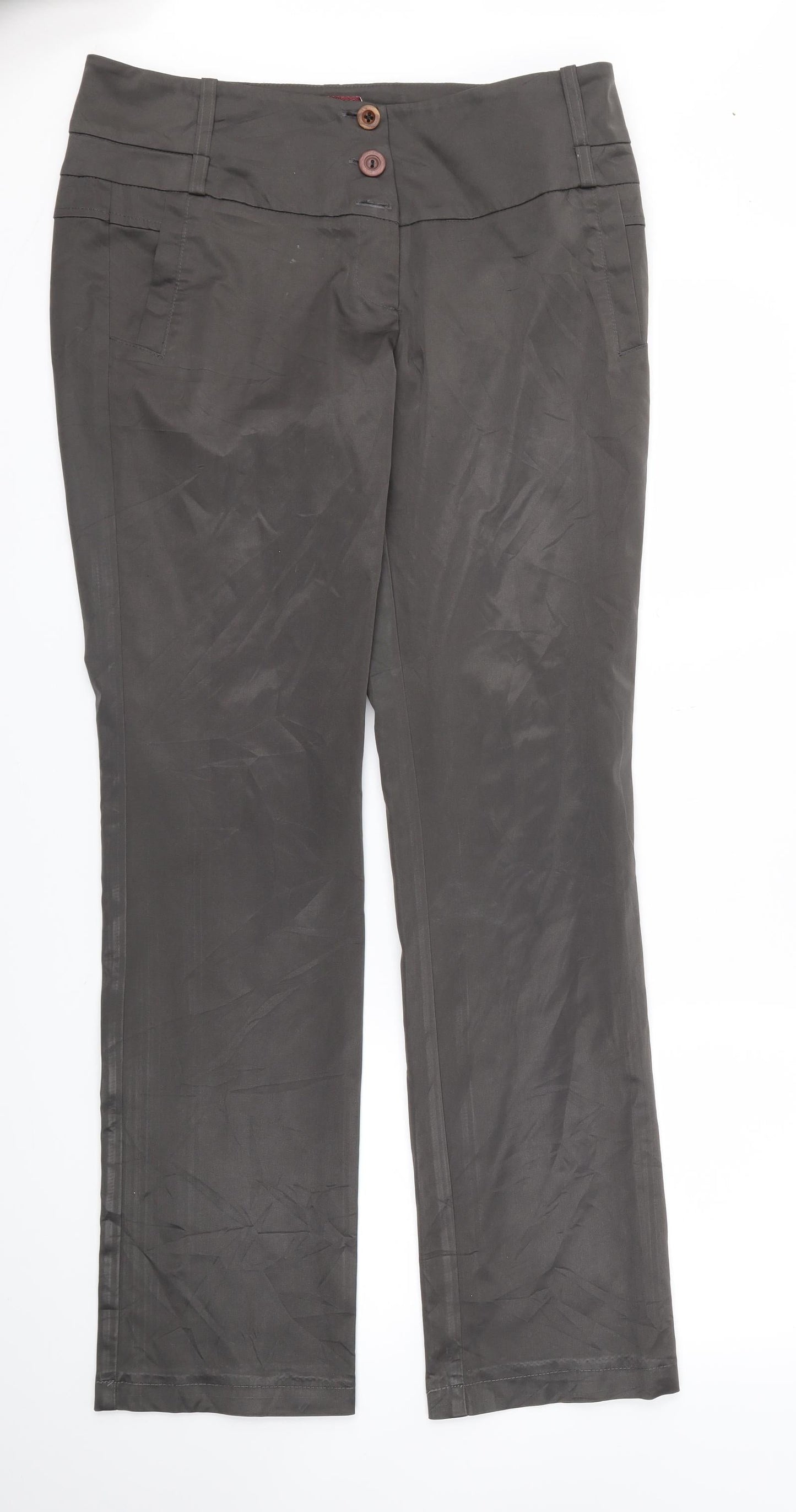 roberto  Womens Brown   Trousers  Size 34 L33 in