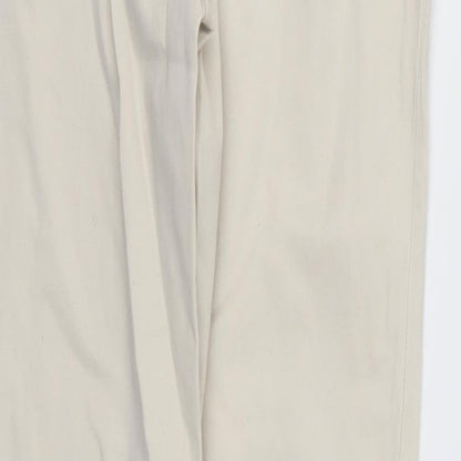 Womens UK Size 8 H&M Regular Fit Skinny Ivory Jeans